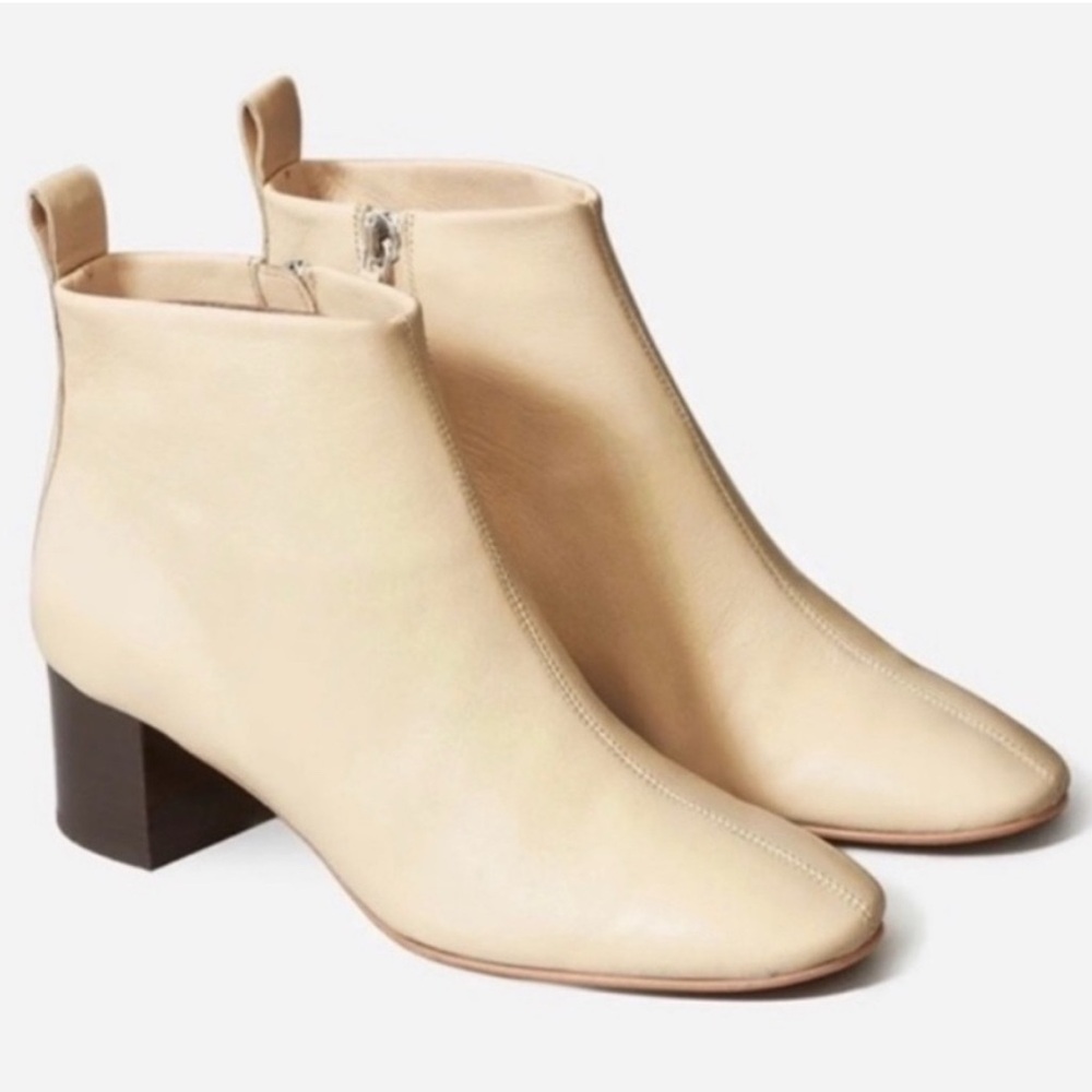 Everlane Tan Ankle Booties